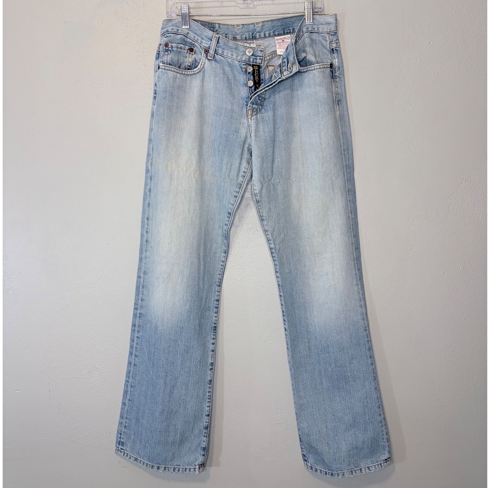 Vintage Made in USA Lucky Brand Easy Rider Jeans Womens 8 Light Wash Straight
